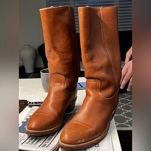 Vintage Frye Roper boots circa 1970, size 10D